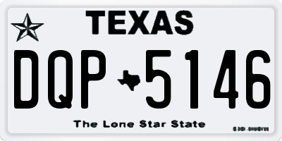 TX license plate DQP5146