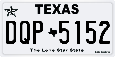 TX license plate DQP5152
