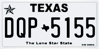 TX license plate DQP5155