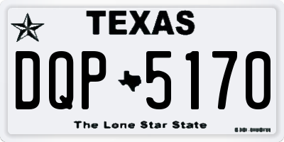 TX license plate DQP5170