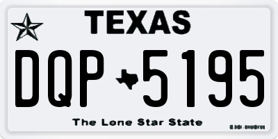 TX license plate DQP5195