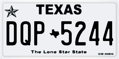 TX license plate DQP5244