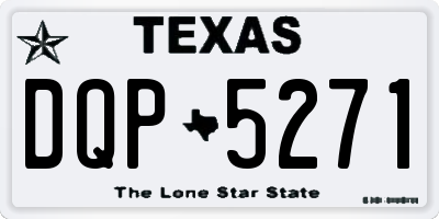 TX license plate DQP5271