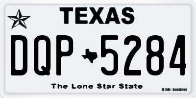 TX license plate DQP5284