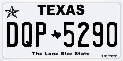 TX license plate DQP5290
