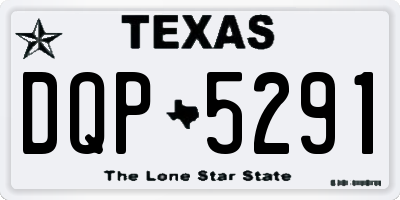 TX license plate DQP5291