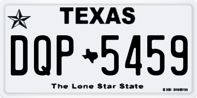 TX license plate DQP5459