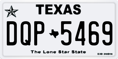 TX license plate DQP5469