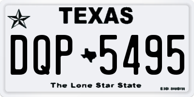 TX license plate DQP5495