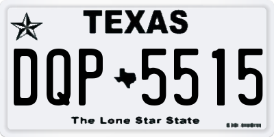 TX license plate DQP5515