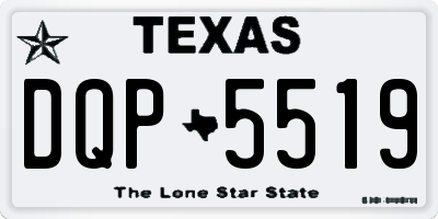 TX license plate DQP5519