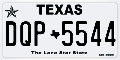 TX license plate DQP5544