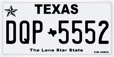 TX license plate DQP5552