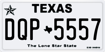 TX license plate DQP5557