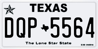 TX license plate DQP5564