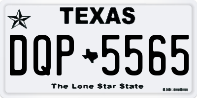 TX license plate DQP5565