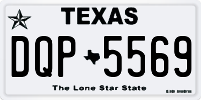 TX license plate DQP5569