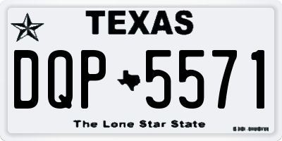 TX license plate DQP5571