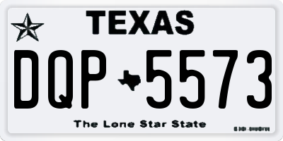 TX license plate DQP5573