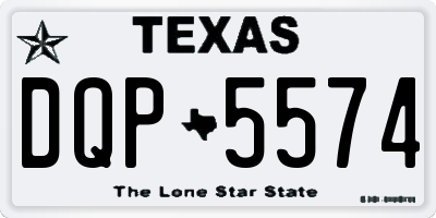 TX license plate DQP5574