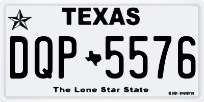 TX license plate DQP5576