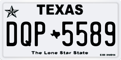 TX license plate DQP5589