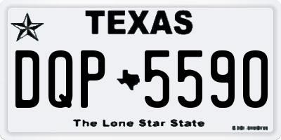 TX license plate DQP5590