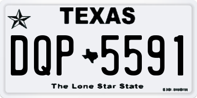 TX license plate DQP5591