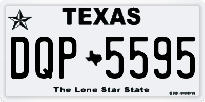 TX license plate DQP5595