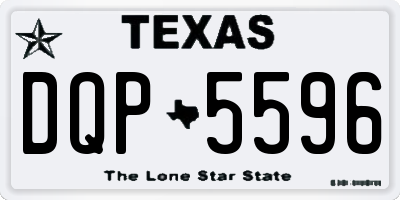 TX license plate DQP5596