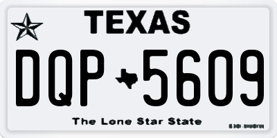 TX license plate DQP5609