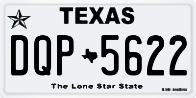 TX license plate DQP5622