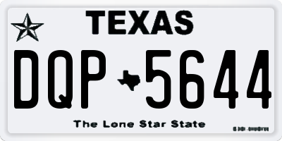 TX license plate DQP5644