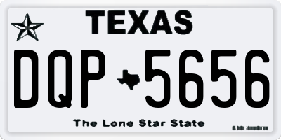 TX license plate DQP5656