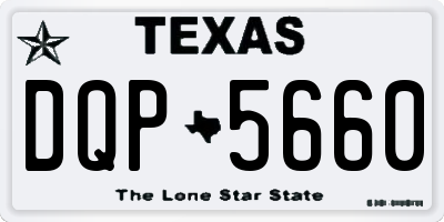 TX license plate DQP5660