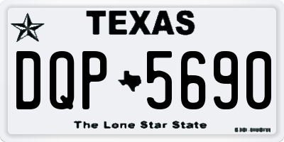 TX license plate DQP5690