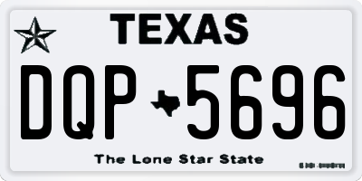 TX license plate DQP5696