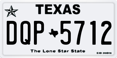 TX license plate DQP5712