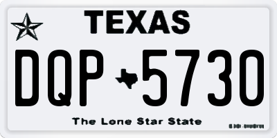 TX license plate DQP5730