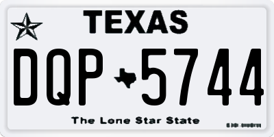 TX license plate DQP5744