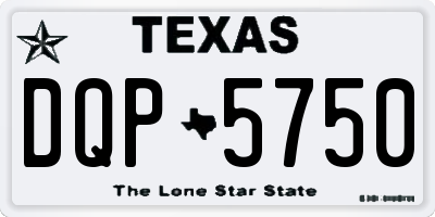 TX license plate DQP5750
