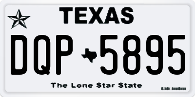 TX license plate DQP5895