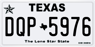 TX license plate DQP5976