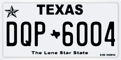 TX license plate DQP6004