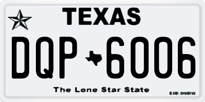 TX license plate DQP6006