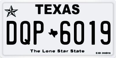 TX license plate DQP6019