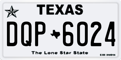 TX license plate DQP6024