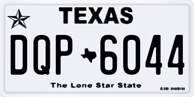 TX license plate DQP6044