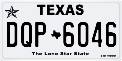 TX license plate DQP6046