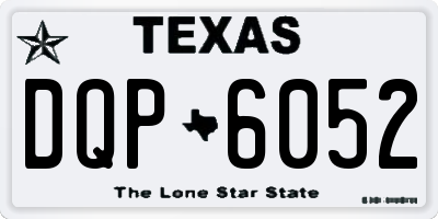 TX license plate DQP6052